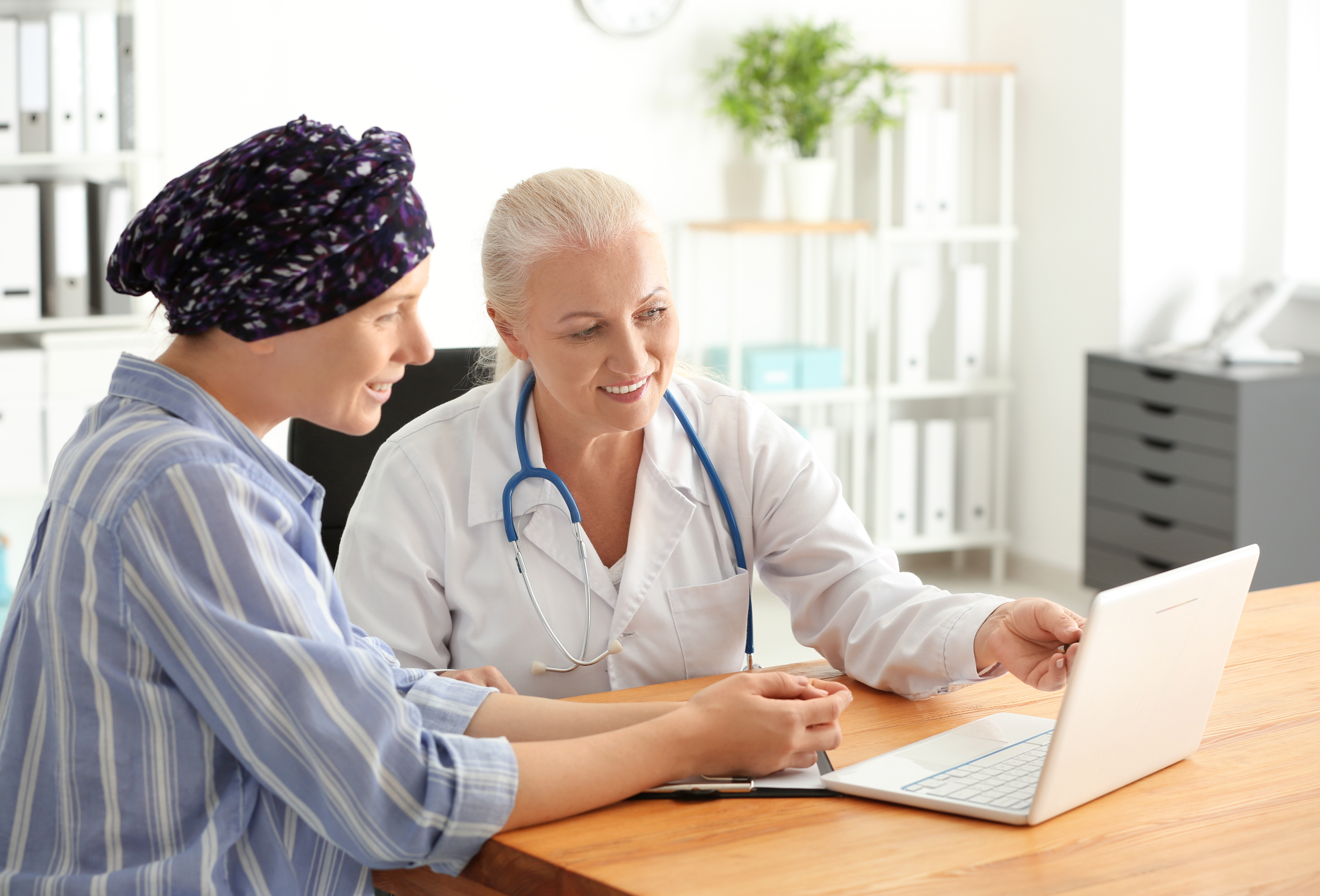 Healthcare professionals discussing integrative oncology approaches